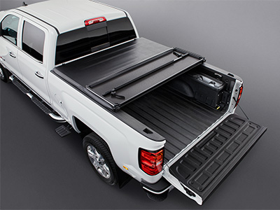 Hard Tri-Folding Tonneau Cover Black